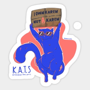 Cats and Karens Sticker